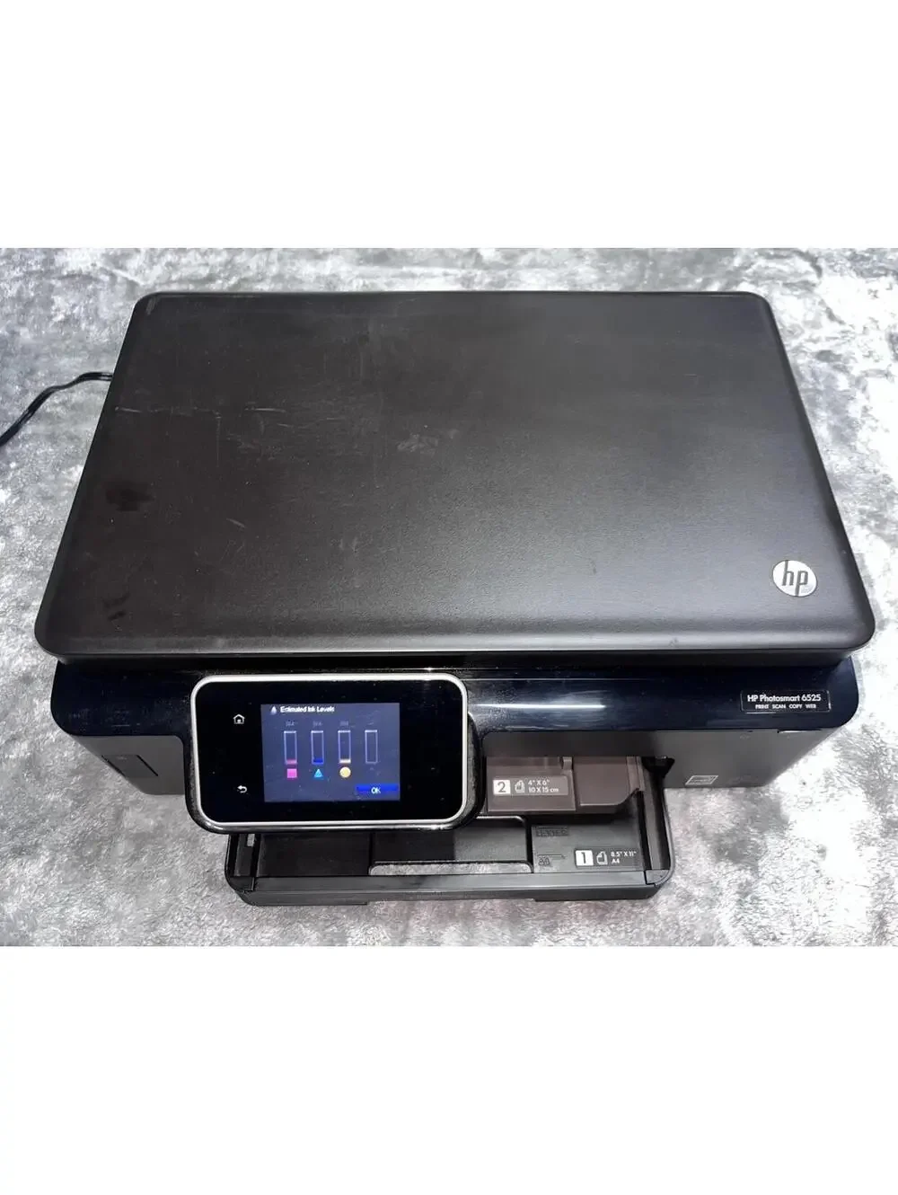 HP Photosmart 6525 All-in-One Bluetooth Wireless Color Photo Printer Works